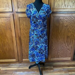 Women’s size 12 Chadwicks Blue Floral Dress